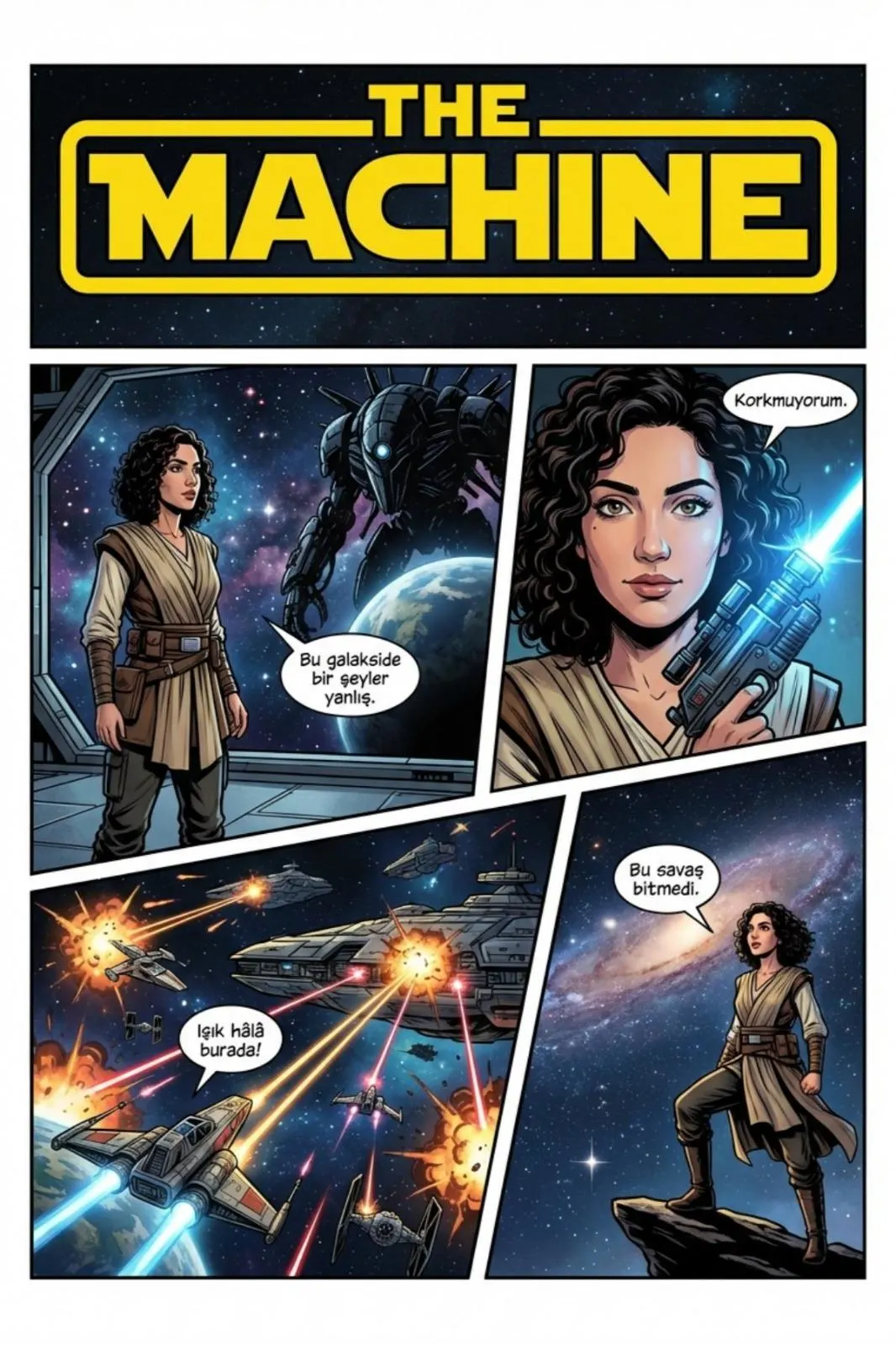 Prodoction Using A Machine Comics The Machine Co
